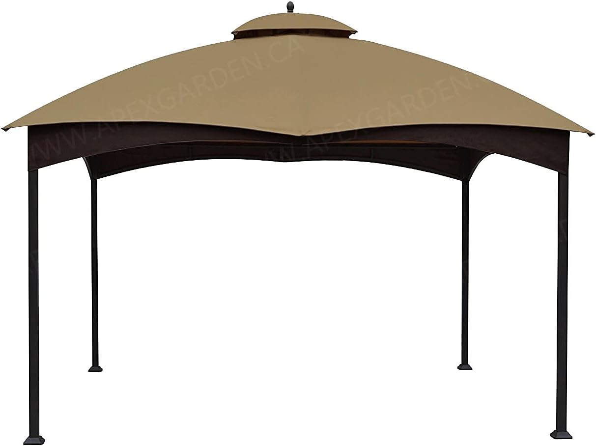 Allen + Roth Gazebo Beige Vervanging Luifel Top Model # GF-12S004BTO