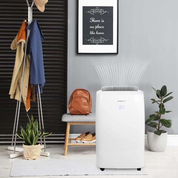 Emerio DH-122844 Luchtontvochtiger met R290, 20 l/dag, auto-stop indien vol, kamergrootte tot 40 m², led-display, timer, droogfunctie voor kleding, tegen vocht en schimmel, tank van 6 liter