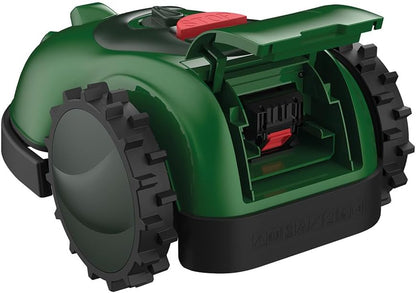 Robotmaaier – Grasmaaier – Automatische Maaier – Tuinrobot – Mulchmaaier – Instelbare Maaihoogte 2-6 cm – Geschikt Tot 500 m² Met Spiraalfunctie En Regensensor