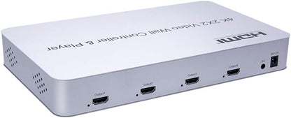 4K 2x2 KVM HDMI videowand controller speler ondersteunt SD-kaart U Disk Signaal video wall processor ondersteuning 1x1, 1x2, 1x3, 1x4, 2x2, 2x1, 3x1, 4x1