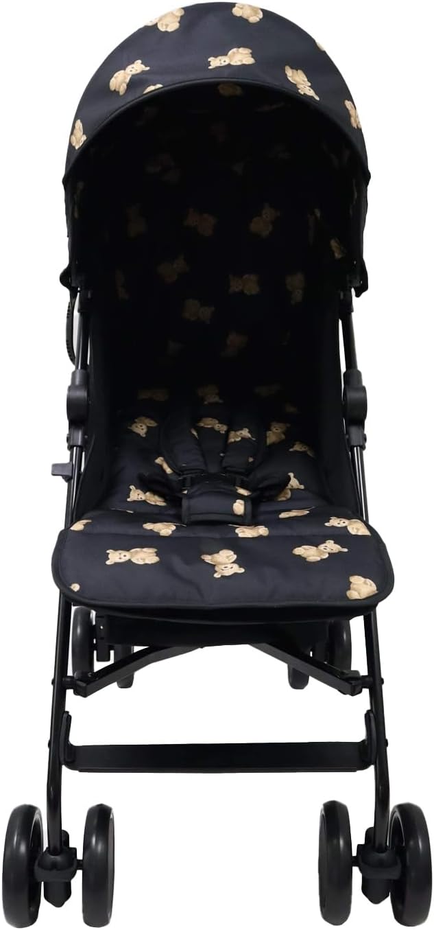 Roma Prams Kinderwagen Ster, Teddy Zwart