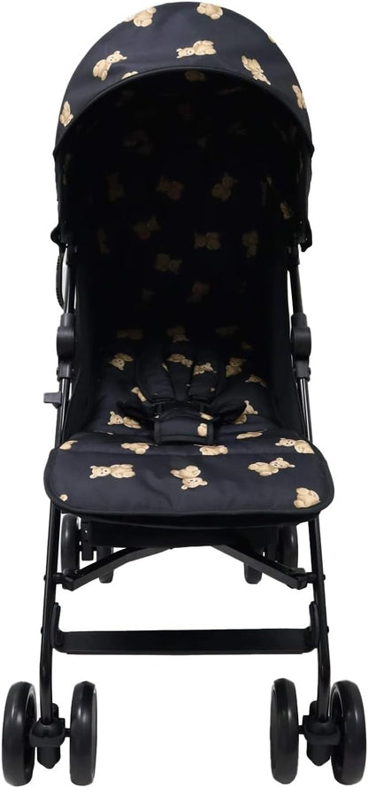 Roma Prams Kinderwagen Ster, Teddy Zwart