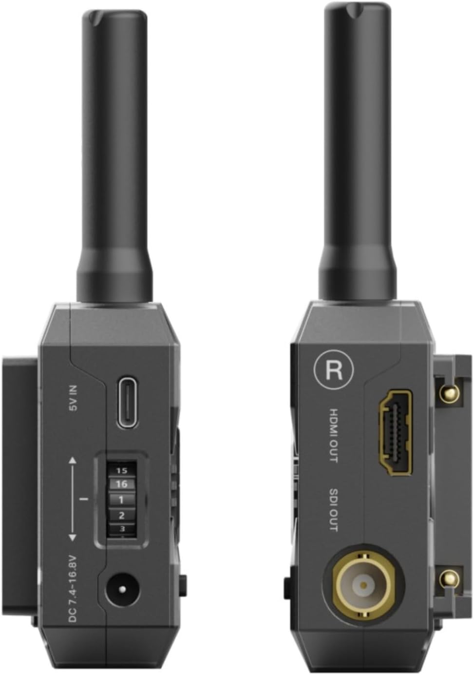 Accsoon CineView SE Wireless Transmitter Receiver System SDI & HDMI Dualband-technologie 2,4 GHz 5 GHz 1200 ft/50 ms HD camerabesturing iOS Android voor Tik-Tok YouTube Live Streaming.