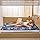 MAXYOYO Futon Matras, gewatteerd Japans vloermatras, gewatteerd bedmatrasoplegger, extra dik, opvouwbaar, ademend, vloerligbed, logeerbed voor camping en bank, flamingo, 135 x 200 cm