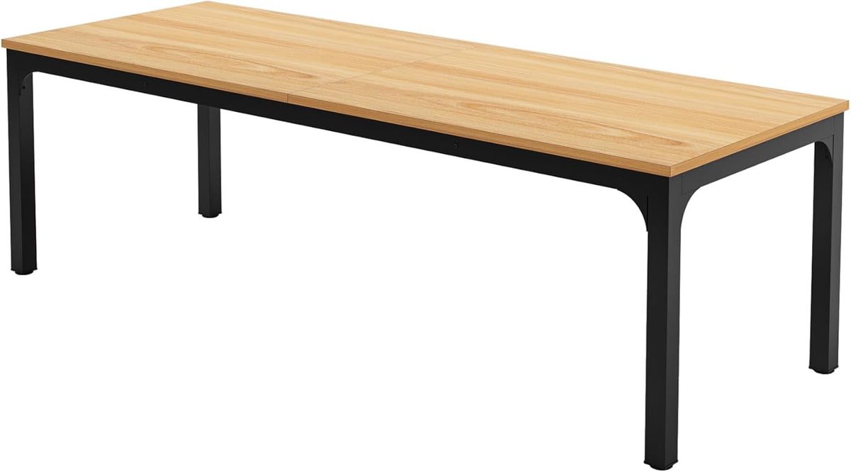 Tribesigns Dining Table for 6-8 People, 78 Inch Large Narrow Long Rectangular Kitchen Dining Table, 8 Seater Rustic Wooden Dining Table for Kitchen, Living Room (Table Only)