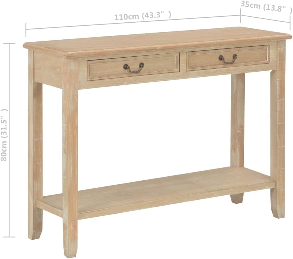 vidaXL Wooden Wall Table Sideboard Side Table Wall Cabinet Side Cabinet Dressers Cabinet
