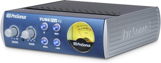 PreSonus TubePre V2, 1-kanaals buizenvoorversterker en DI Box voor microfoons en instrumenten