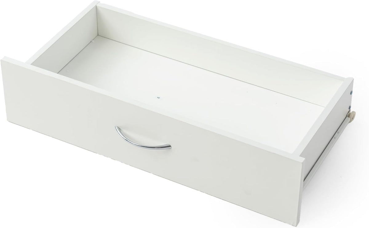 FurnitureR Multi-Storage Unit, Sideboard, Keukenkast, Cupboard met 4 Deuren 1 Drawer, Grote Plankruimte voor Woonkamer, Entrance, Opbergmeubels voor Woonkamer Houten Top, 118 x 30 x 70 cm, Wit