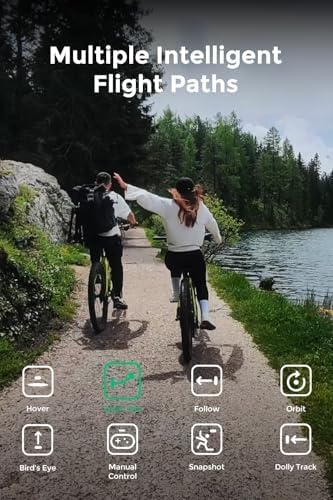 HOVERAir X1 Drone met camera, zelfvliegende camera, drone met opvolg-mij-modus, mini-drone in zakformaat, HDR-video-opname, intelligente vliegroutes, handsbediening, Zwart (Combo Plus)