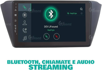 Autoradio Skoda Fabia – Multimedia Systeem – Navigatie – Bluetooth Radio – Touchscreen – 9 Inch – 8-Core Processor – CarPlay & Android Auto