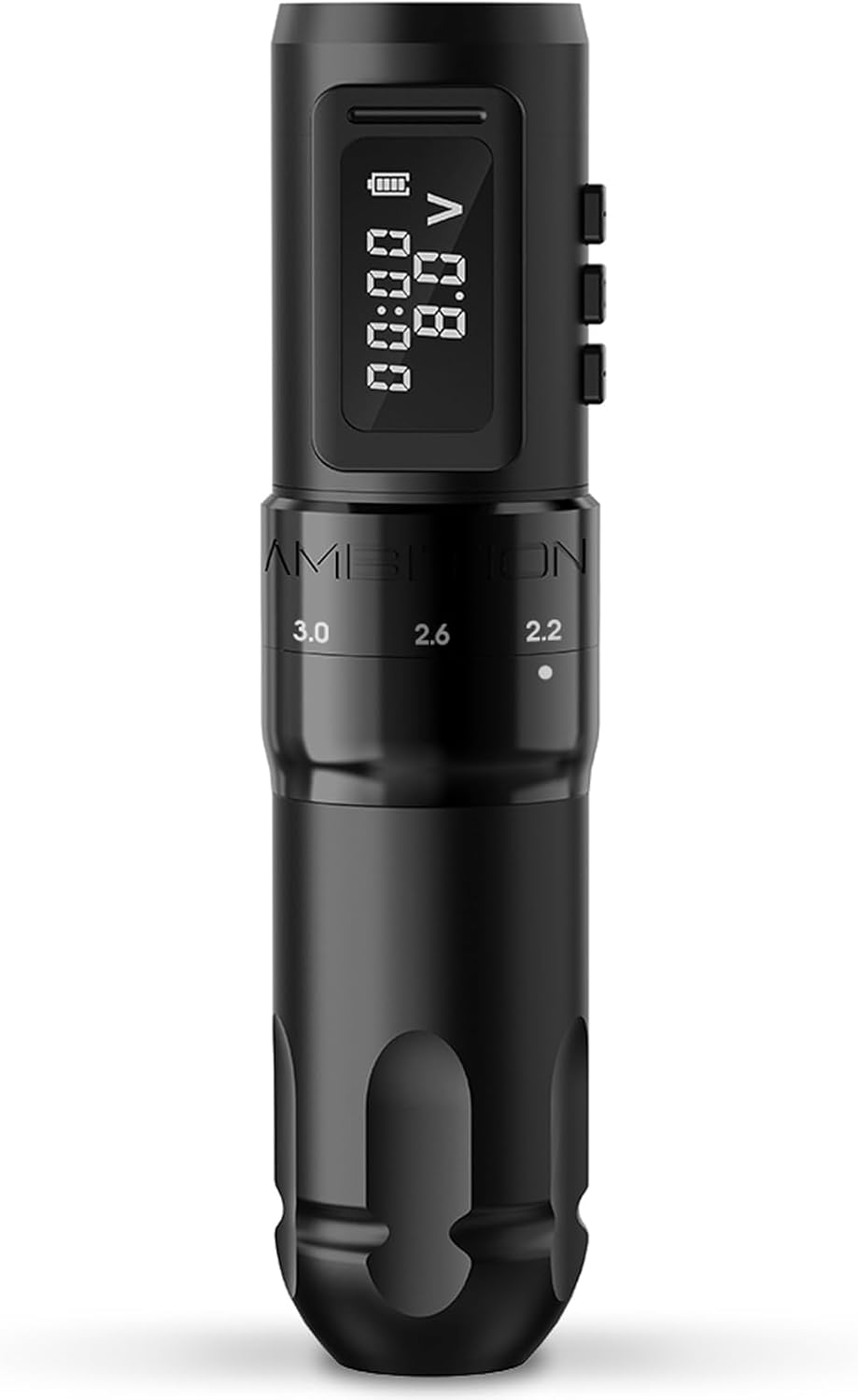 Ambition MARS-U Wireless Tattoo Machine with Adjustable Stroke - Rotary Cartridge Tattoo Machine Pen with 1800mAh Power Coreless Motor Digital LED Display