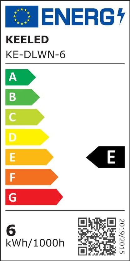 KEELED Zwarte Inbouwspots voor Plafond, Inbouwverlichting met Nachtlampfunctie, 230V, 6W, 3 kleurtemperaturen 3000K/4000K/6000K selecteerbaar, 70-85mm inbouwgat, 24 stuks