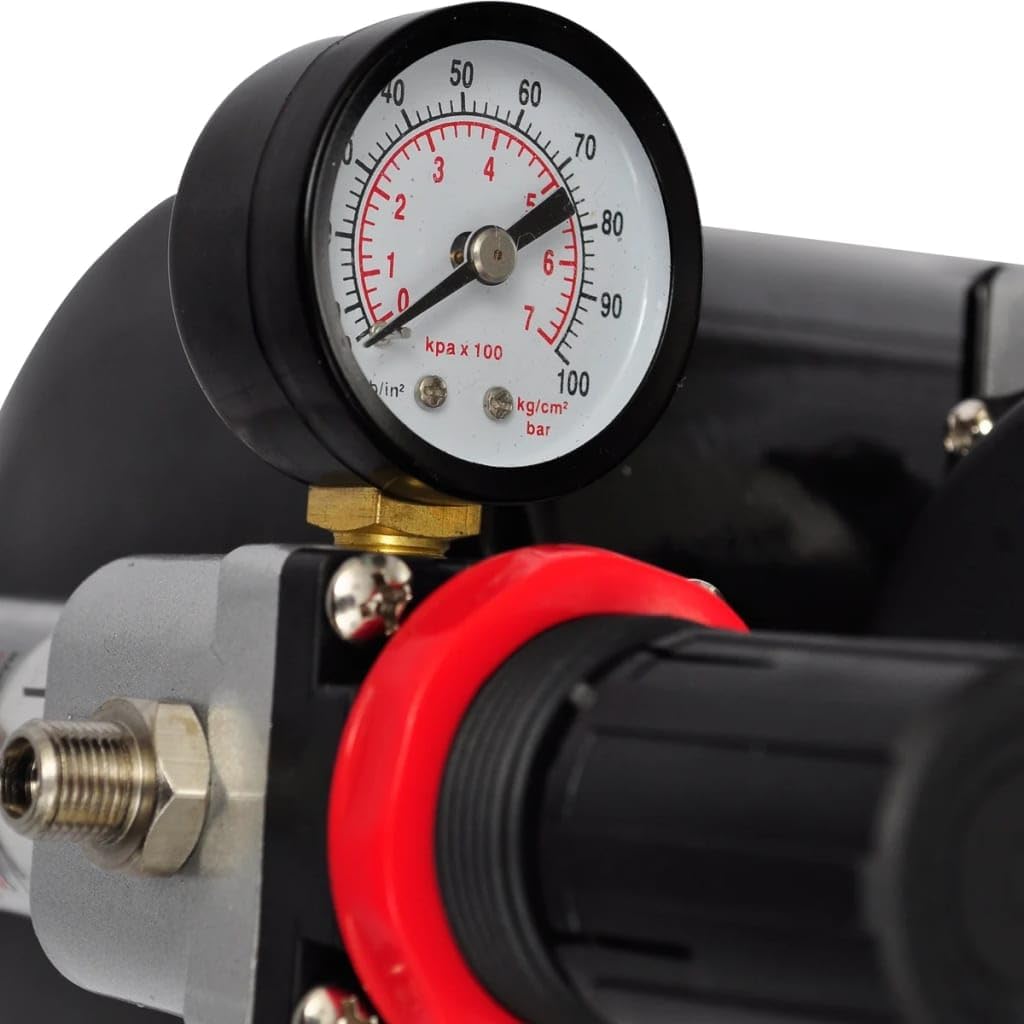 Airbrushset – Airbrush Compressor – Spuitpistool – Spuitpistolen Set – Airbrush Pistool – Mini Piston Compressor – 3 Liter Luchtreservoir – Geluidsarm 47 dB