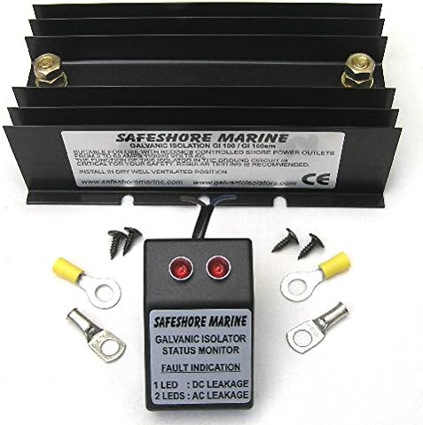 galvanische isolator 70 ampère met externe statusmonitor. Meer dan 30.000 verkocht. De isolatoren van het VK