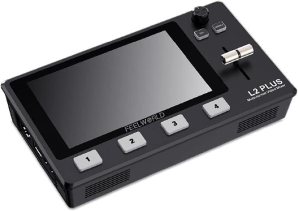 Multicamera Videoswitcher – Videomixer – Videoswitcher – Live Switcher – Videoschakelaar – 4 x HDMI Ingangen – 5,5 Inch LCD Touchscreen met PTZ Bediening en Chroma Key