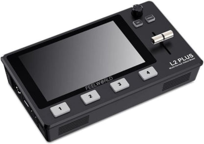 Multicamera Videoswitcher – Videomixer – Videoswitcher – Live Switcher – Videoschakelaar – 4 x HDMI Ingangen – 5,5 Inch LCD Touchscreen met PTZ Bediening en Chroma Key