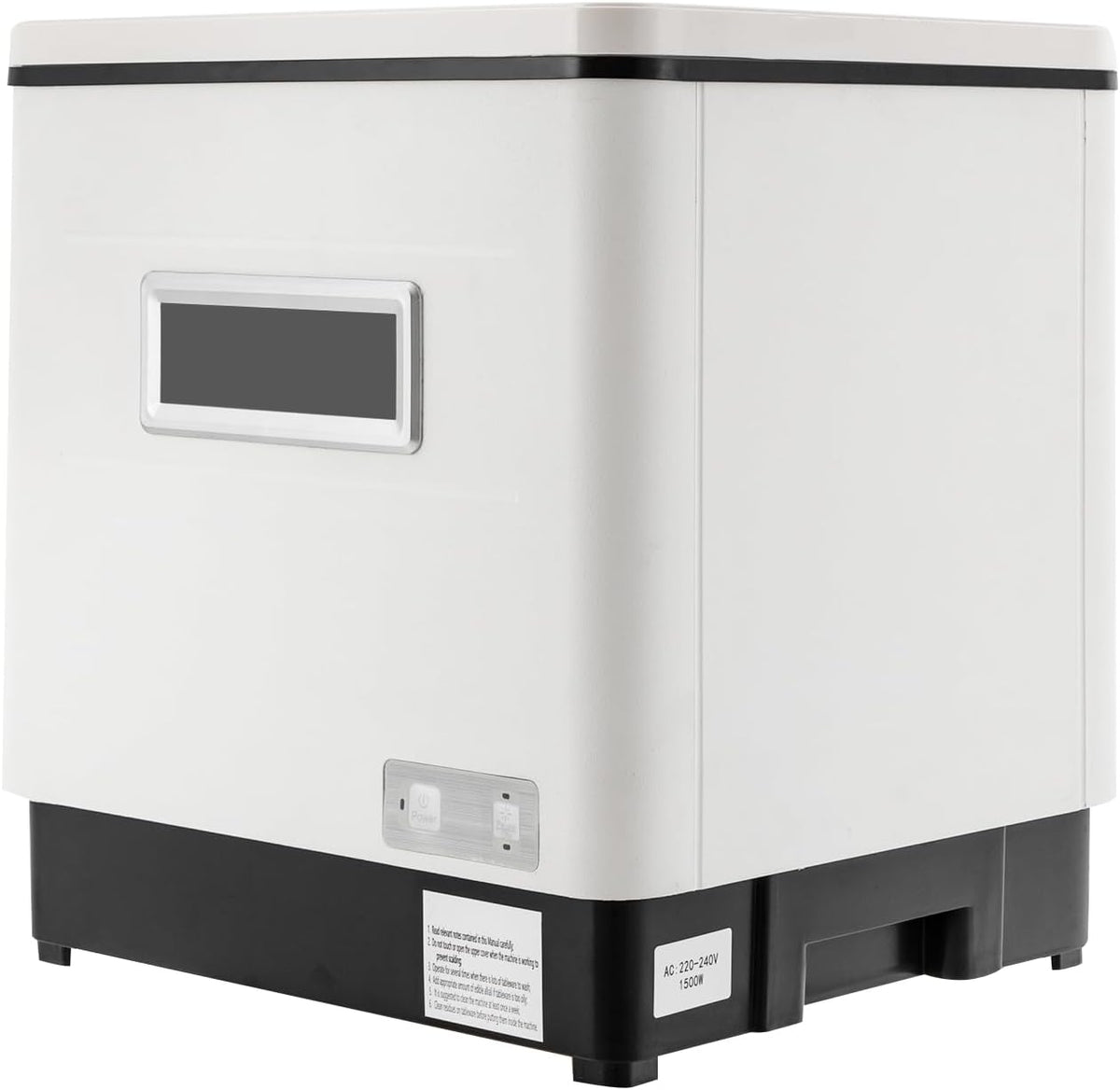 Mini Vaatwasser – Compact Vaatwasser – Tafel Vaatwasser – Kleine Vaatwasser – Roestvrijstalen Vaatwasser – 6 Sets Capaciteit – 70°C Krachtige Reiniging