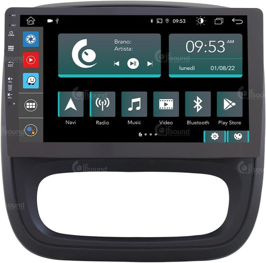 Specifieke autoradio voor Fiat Talento Android GPS Bluetooth WiFi USB DAB+ Touchscreen 10" 8core Carplay AndroidAuto