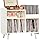 Record Player Stand, Large Record Player Table Cabinet with Open Vinyl Storage and Display Shelf Holds up to 350 Albums, Mid Century Wood Turntable for Living Room, Bedroom, (White)