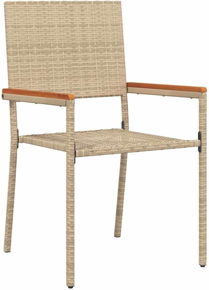vidaXL Modern Outdoor Seating - Garden Chair, Patio Chair, Patio Lounge Furniture. Ergonomic, UV Resistant, Stackable, Weatherproof, Minimalist Design. - QUORE
