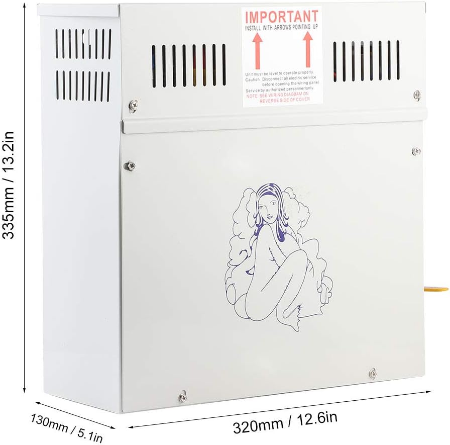 Naroote Linxiaojix Badstoomgenerator, 4,5KW 220V stoomgenerator Douchesauna Stoombadverwarmer voor thuissauna SPA