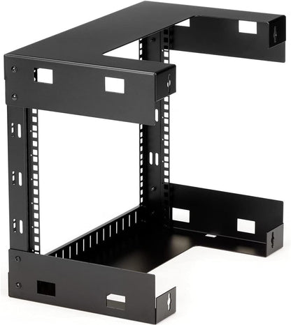 8U 2-Post Wandmonteerbaar Open Frame Rack – Server Rack, Netwerk Rack, Data Rack, Apparatuur Rack – 30 Cm Inbouwdiepte – SPCC Koudgewalst Staal, Belastbaar Tot 80 Kg