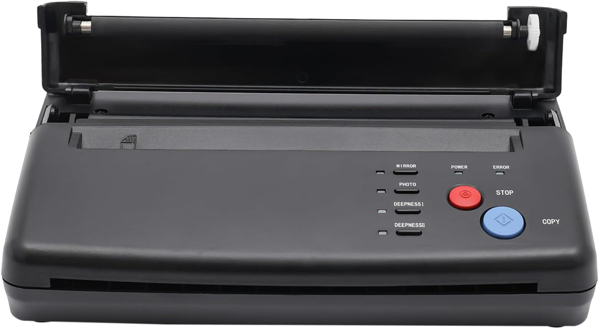 Tattoo Transfer Machine – Tattoo Thermal Printer – Tattoo Copier – Tattoo Transfer Printer – Tattoo Overzetmachine – Compact & Draagbaar – Hoogwaardige Scherpe Printkwaliteit 210 mm A4