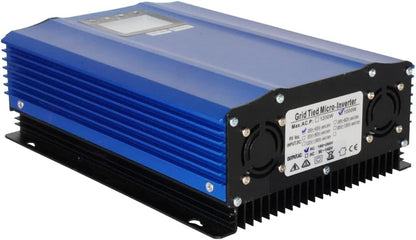 【Upgrade】 PMSUN Netgekoppelde omvormer, stroombegrenzer, lcd DC55-90 V, zonne-ingang AC 230 V, zuivere sinusuitgang, wifi optioneel