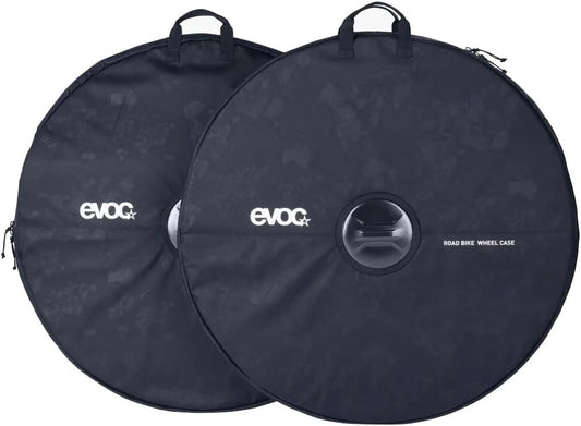 EVOC ROAD BIKE WHEEL CASE Wielkoffer, transport van wielen (veilig transport door versterkte asbescherming, met draaggrepen, te combineren met TRAVEL BAG & ROAD BIKE BAG PRO), zwart