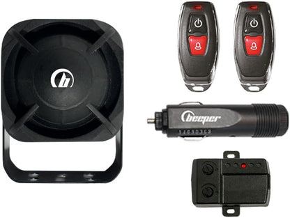 BEEPER - Universeel auto-alarm voor lichte voertuigen, XR5-auto's met alarmsysteem voor katalytische potten