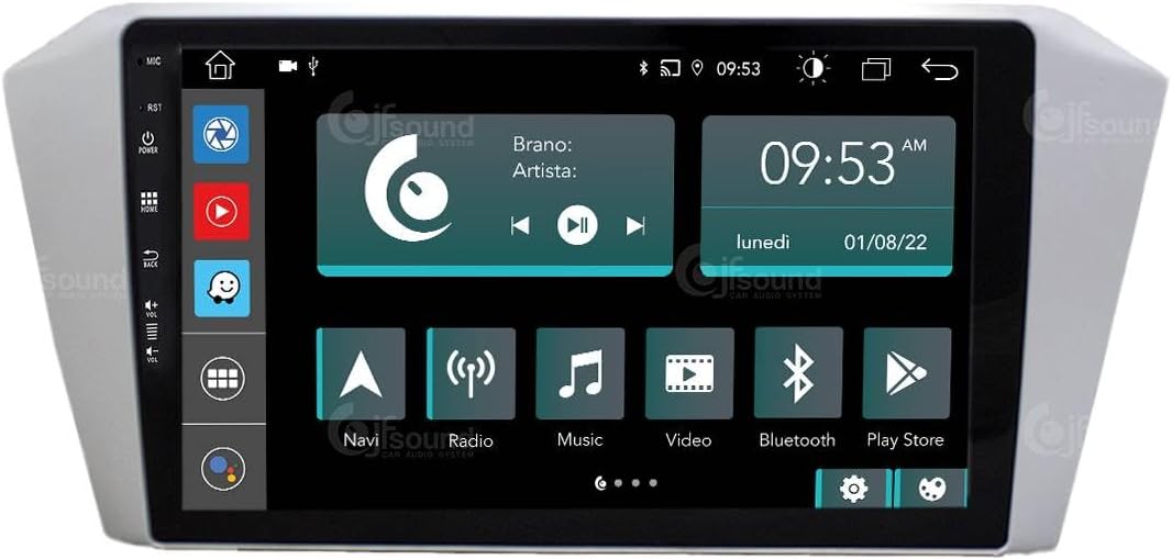 Autoradio Volkswagen Passat B8 – Inbouwradio – Multimedia Systeem – Navigatie Systeem – Touchscreen Radio – 10 Inch Scherm – Android OS – Bluetooth & WiFi Connectivity