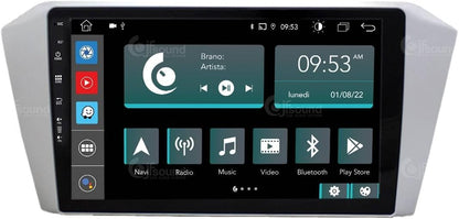 Autoradio Volkswagen Passat B8 – Inbouwradio – Multimedia Systeem – Navigatie Systeem – Touchscreen Radio – 10 Inch Scherm – Android OS – Bluetooth & WiFi Connectivity