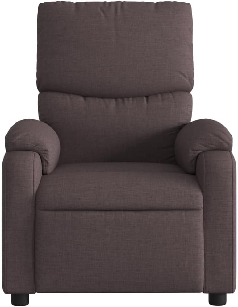 ZIRLANLV Recliner Adjustable Backrest, Relaxation Chair with Vibrating Function, Massage Chair, TV Chair, Deck Chair, Upholstered Chair, Recliner (Wine red) (Dark Brown #04)