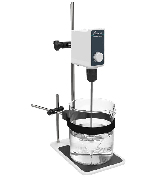 Digitale overhead roerder – Laboratoriumroerder – Laboratoriummixer – Overhead mixer – Industriële vloeistofmixer – 20 liter capaciteit – 100-1500 tpm
