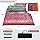 MAXYOYO Retro boho matras, Japanse vintage bloemenvloermat, rolbaar logeerbed, slaapbed en camping, draagbaar, tatami mat (Bohemian B, 135 x 190 cm)