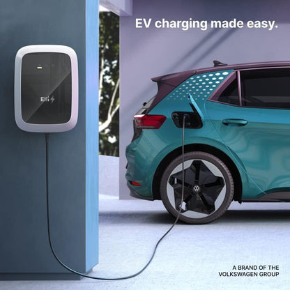 Volkswagen Elli Charger Standard I Type 2 EV-lader I Compatibel met alle EV I Tot 7,4 kW I 7,5m Kabel inbegrepen I Voor binnen- en buitengebruik I Eenfasig