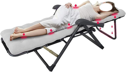 Deck Chair, Sun Lounger, Foldable Zero Gravity Chairs, Armchair, Garden Outdoor Patio Deck Chairs, Beach Chairs, Super Width 67cm (Color : 15) - QUORE