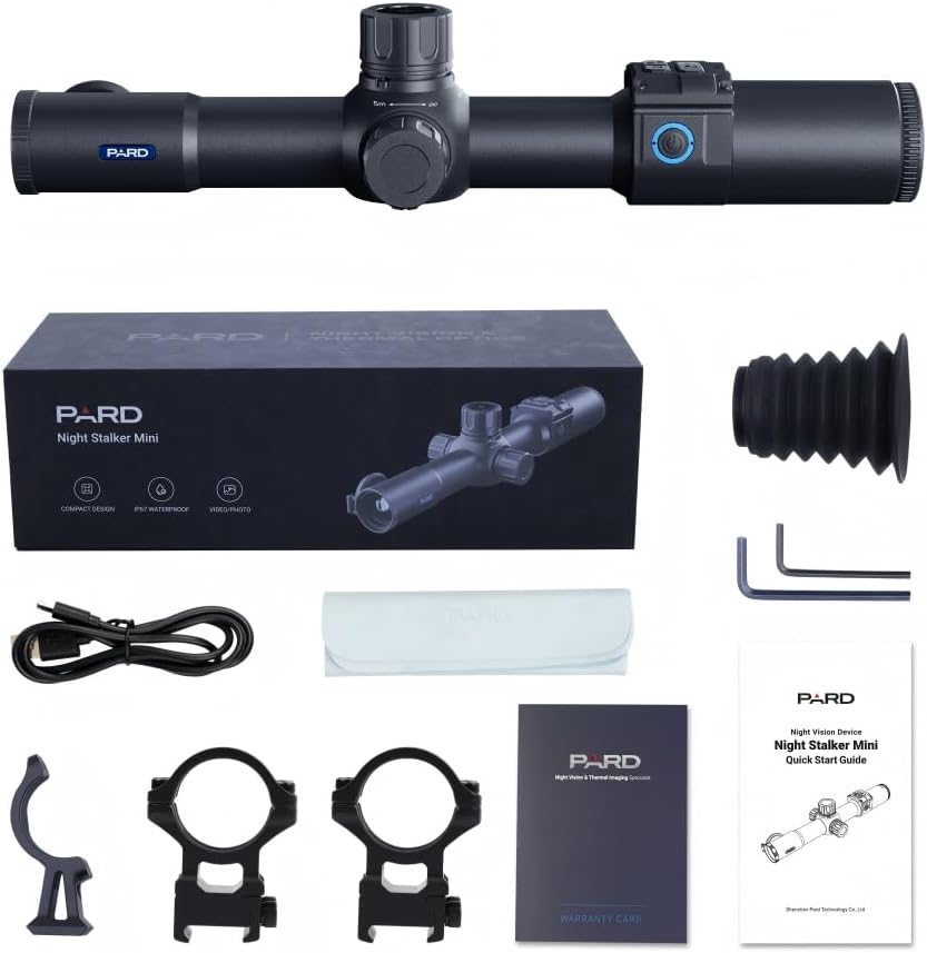PARD Nachtzicht scope, optica richtkijker met 2560 * 1440 resolutie, auto/loop opname, PIP, WiFi, Night Stalker mini