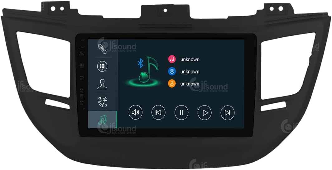 Specifieke autoradio voor Hyundai Tucson schwarz (mit Navigation, Rückfahrkamera und Kenwood-Verstärker als Standard) Android GPS Bluetooth WiFi USB DAB+ Touchscreen 9" 8core Carplay AndroidAuto