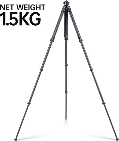 FALCAM TreeRoot Quick Lock Reisstatiefset, F38 Pro koolstofvezel met ontgrendelingscentrum kolom en balhoofd (R141K-320P) - T00A4301