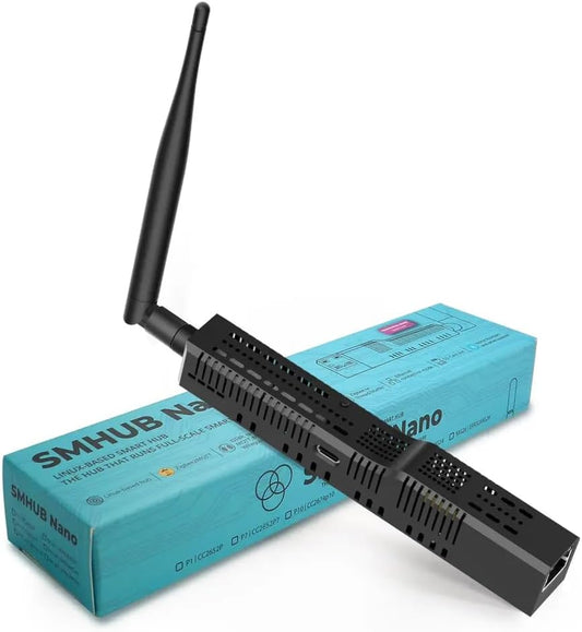 SMHUB Nano MG24 – Compact Smart Multiprotocol Smart Home Hub gebaseerd op Linux met automatiseringen (SMHUB Nano MG24)