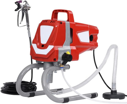 Luchtloze Verfspuit – Verfspuitpistool – Airless Spuitpistool – Verfspuitmachine – Hoge Druk Verfspuit – 1010 W Motor – Maximale Spuitdruk 3.292 psi