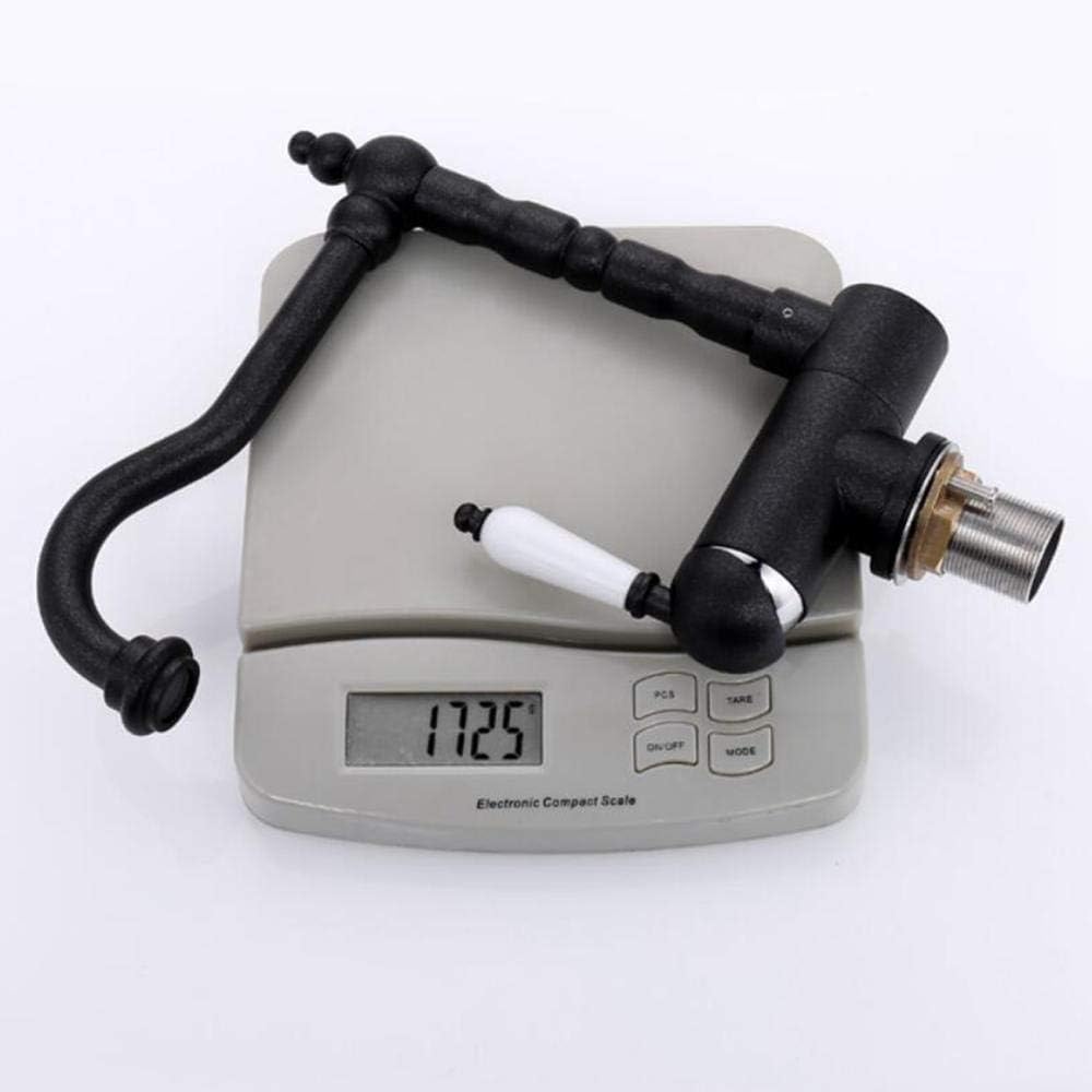 Antieke Europese keuken zonder raam, gootsteen, warm en koud, waterafvoer, kranen, binnenraam, koper, zwart, kranen, vouwkranen, omkeerbaar, plat, raamkranen@Pearl Black