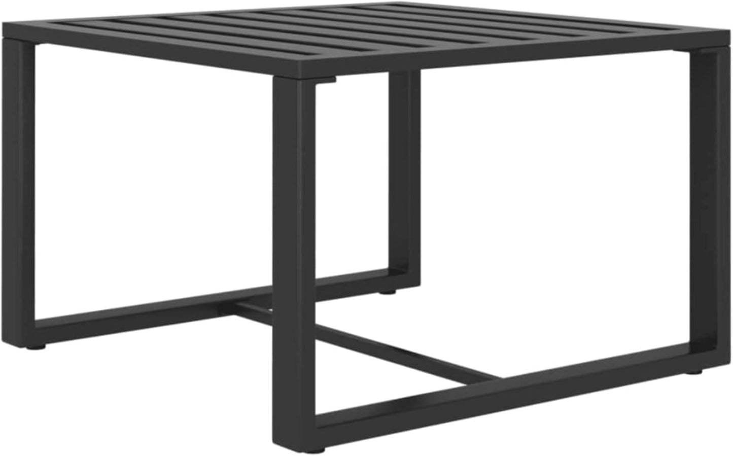 LAPOOH 3-Piece Garden Bench Set with Cushions Made of Aluminium, Anthracite, Garden Lounge, Outdoor Lounge Set, Garden Furniture 318307 - QUORE