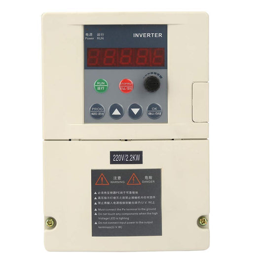 Frequentieomvormer 220 V 2,2 KW, Jectse wisselstroom met inverter-motor voor pompregelstroom, drukwatervoorziening, graveermachine, verpakkingsmachines en andere industriële toepassingen