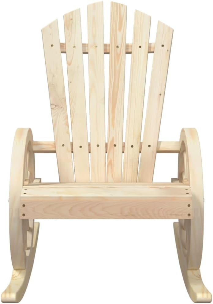 vidaXL Rocking chair Adirondack solid spruce wood, garden chair, garden rocking chair, patio chair, garden chair adirondack, garden chair, lounge chair garden