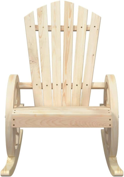 vidaXL Rocking chair Adirondack solid spruce wood, garden chair, garden rocking chair, patio chair, garden chair adirondack, garden chair, lounge chair garden
