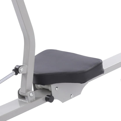 Rowing Machine with 12 Resistance Levels, Fitness Rowing Machine, Hydraulic Rowing Machine with LCD Monitor - QUORE