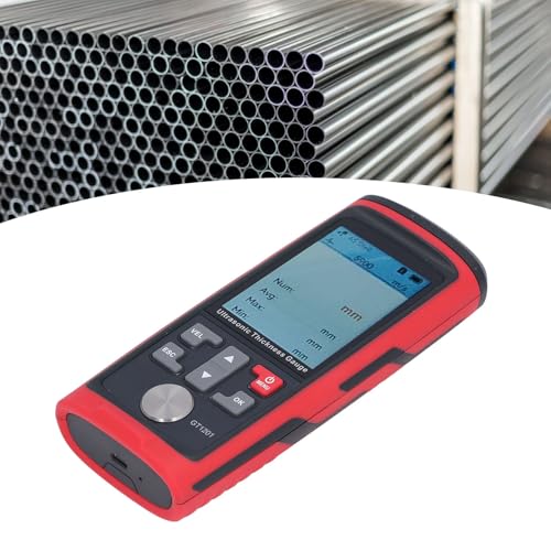 Industriële Diktemeter, Ultrasone Diktemeter 1-300 Mm, met Gegevensopslag 1500, Snelle Microprocessor, voor Metaal, Kunststof, Glas, Keramiek, Staal, Compact