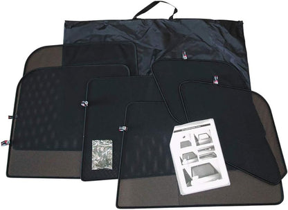Set Car Shades compatibel met Volkswagen Golf IV 3 deurs 1997-2003 (4-delig) Pasklare Auto Zonwering
